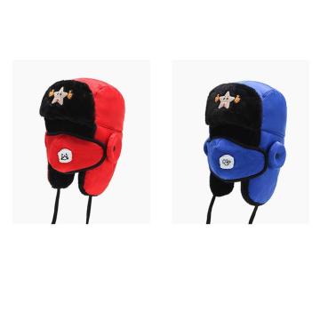 Children outdoor lei feng hat warm ski hat