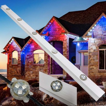 Permanent RGB LED String Lights for Christmas