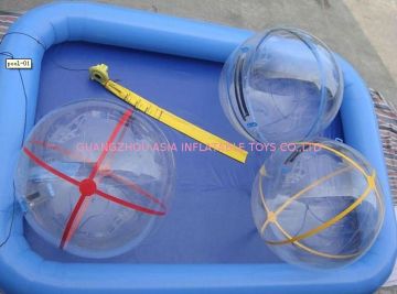 Iso 0.9mm Pvc Inflatable Swimming Pools For Water Games, Playground