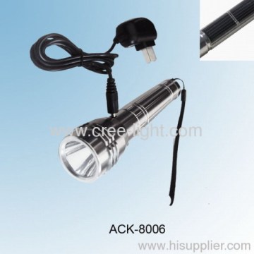 Alta potenza Cree Q3 alluminio solare torcia con caricabatterie Ac Ack-8006