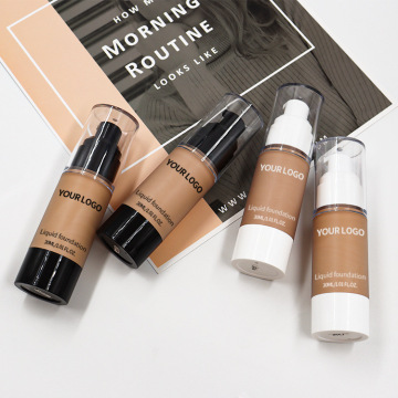Customize Your Luxury Vegan Liquid Face Foundation with Waterproof, Full Coverage, and Private Label Foundation Logo for Cosmetics and Makeup" 

A suitable title based on the given phrase could be:

"Private Label Waterproof Vegan Liquid Foundation for Co