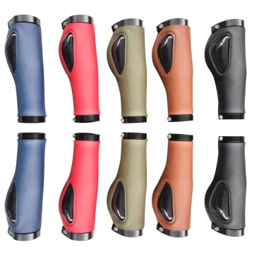 MTB Microfiber Leather Bicycle Handlebar Cover: Lockable, Anti-Slip Handle Grip for Mountain Bikes