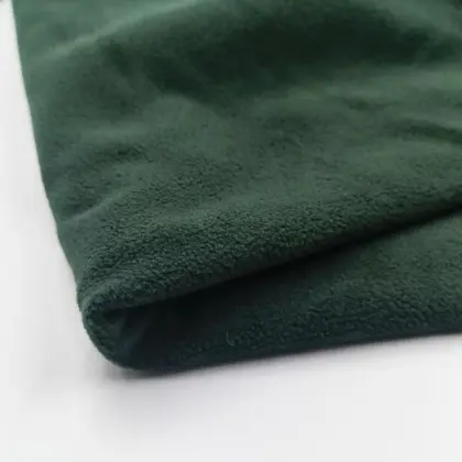 Double-Sided Brushed Polyester Knitted Polar Fleece Fabric