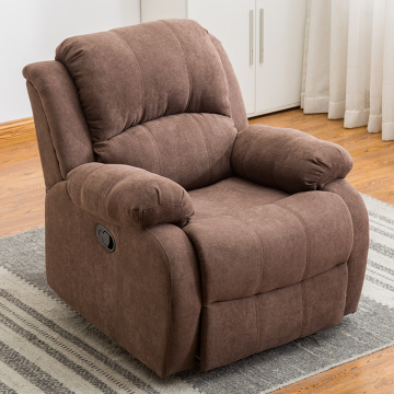 Modern Luxury Gray Microfiber Electric Recliner Sofa