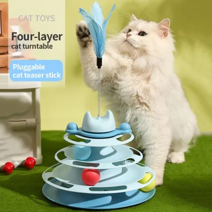 MOFESIPI Factory Price Luxury Pluggable Cat Teaser Stick