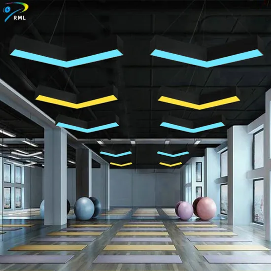 6000K Wrought Iron V-Shape LED Pendant Light - 40cm/50cm Linear Arrow Ceiling Light