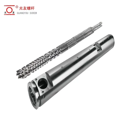 38crMoala tungsten-carbide-coated alloy PVC Parallel twin screw at bariles