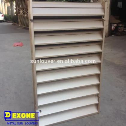 aluminum metal storm louver waterproof