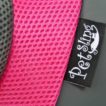 Pink XLarge PVC and Mesh Pet Sling