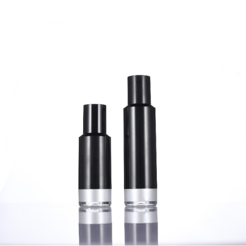 15 ml 30 ml 1oz Black Airless Serum Pump Bottle