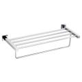 Square towel rack for wall