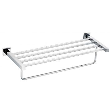 Square towel rack for wall