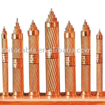 Bare copper cable