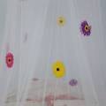 Tricolor Wavy Flowers Mosquito Net