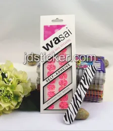 Fashionable glitter nail stickers for ladies