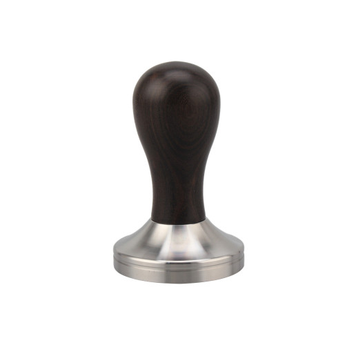 Coffee Tamper With Black Wooden Handle