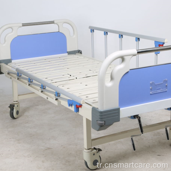 Paslanmaz çelik kompozit başlıklı hastane yatağı