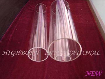 clear quartz glass tube