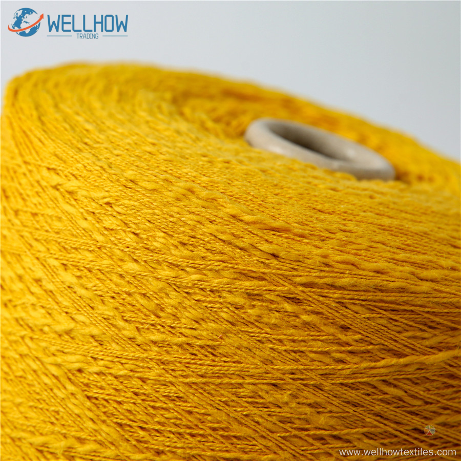 1/5.6NM 50%Polyester 50%Recycle Polyester Slub Yarn