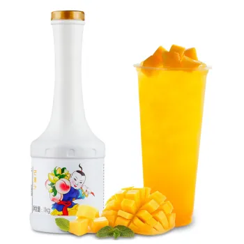 1kg Double Happiness Mango Concentrated Fruit Juice: Ideal for Drinks and Smoothies