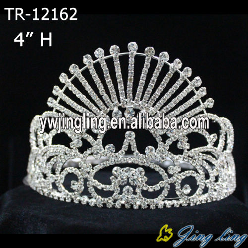 4 Inch AB Beauty Crowns Queen Crowns