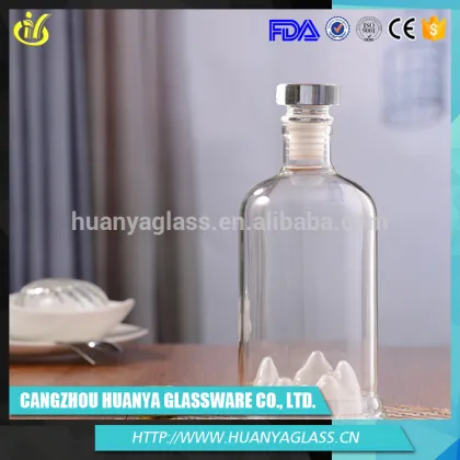 Alibaba hot products custom crystal glass wine vodka bottle