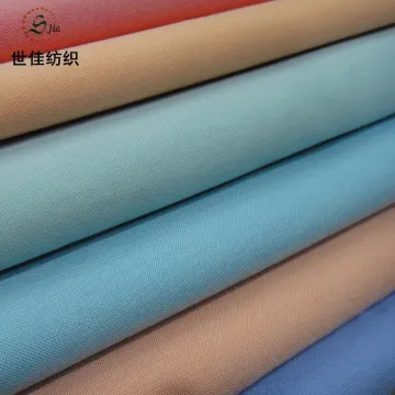 New item CVC 55/45 piece dyed plain combed oxford shirting fabric