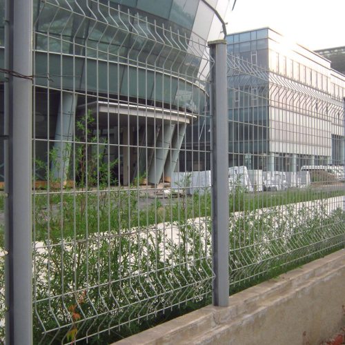 Multicolor Triangle Bending Guardrail Mesh Fence