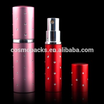 Custom LOGO 25ml Shining Printed Black Perfume Bottle