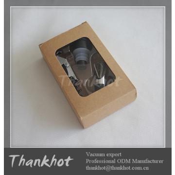 Perfect Gift Wine Saver Set with window kraft box from THANKHOT