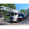 Truck mounted water well drilling rig