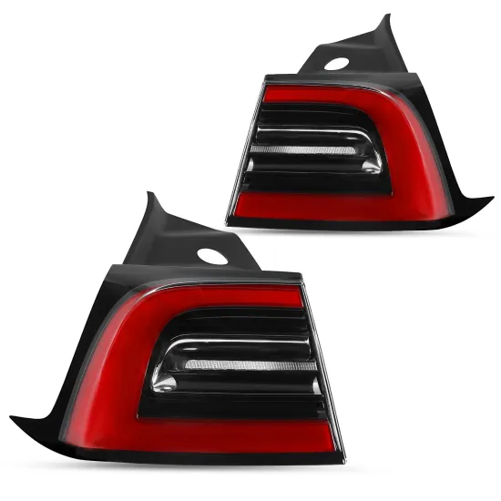 LED Rear Lights for Tesla Model 3/Y 2020-2023 - 1077397-00-G 1077398-00-F