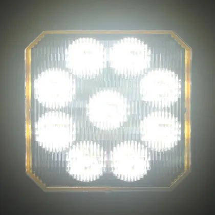 square OSRAM chip work light car led lights