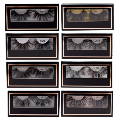 Private Label 3D Mink Lashes: 25mm, 27mm Thick, Fluffy Individual and Full Strip Lashes Vendor