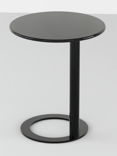 Modern black side table