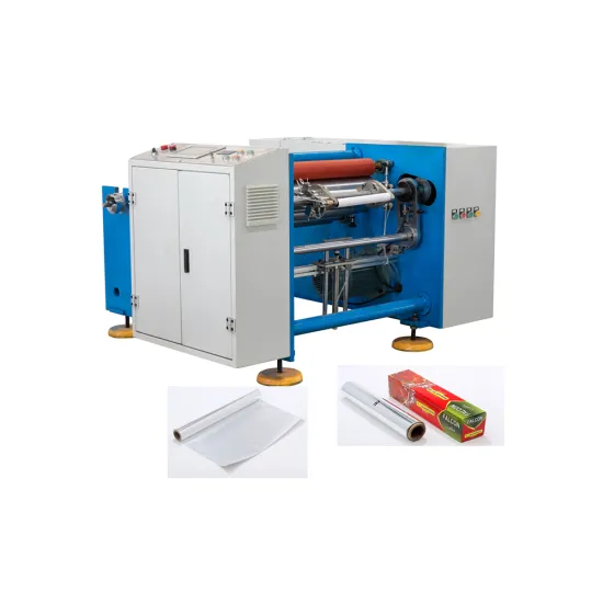 High Speed Semi-Auto Rewinding Machine for Aluminum Foil and Silicone Paper Rolls