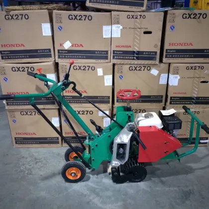 9 HP Gasoline Sod Turf Grass Cutting Machine - Sod Cutter Lawn Transplant Equipment