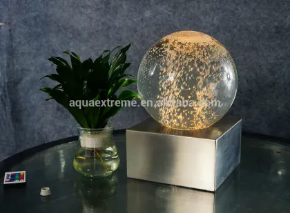 LED colorful Magic bubble sphere,table top fountain Magic ball