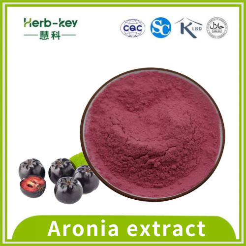 5% de extrato de arronia contém cianidina