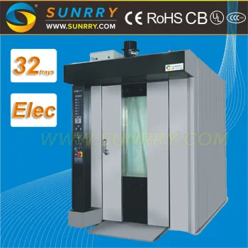 Electric 32Trays Bakery Rotary Rack Oven For Sale (SY-RV32E-1 SUNRRY)