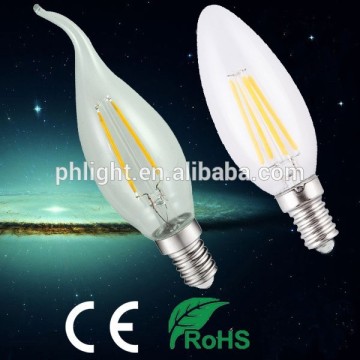2015 High quality Hot Sell C35 normal 2W LED Filament bulb
