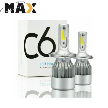 Car Parts C6H4 LED Headlight Bulb Dual White+Yellow 4300K 6000K 8000K