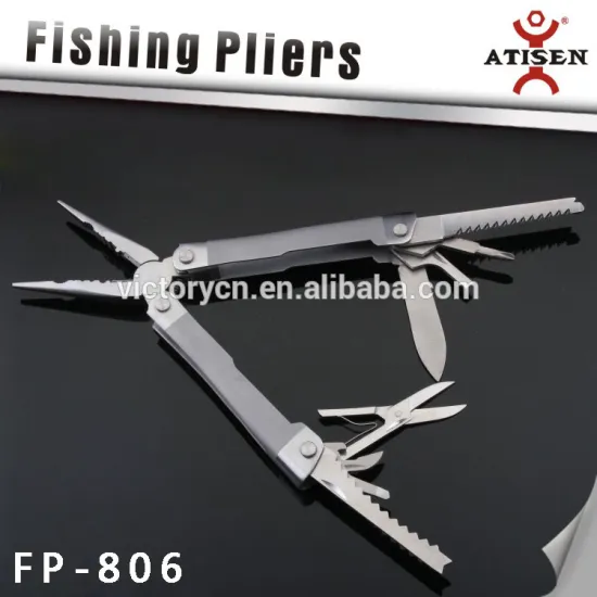 Wholesale 420 Stainless Steel Multifunctional Fishing Pliers Folding Scissor Outdoor Tools