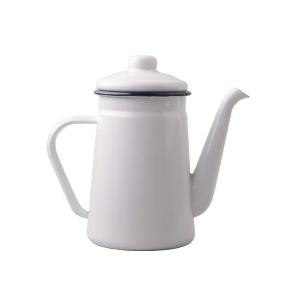 1.5L Enamel Cooking Tea / Coffee/ Milk/ Water Jug/ Pot/Kettle Cooking Pot Coffee Cookware Set