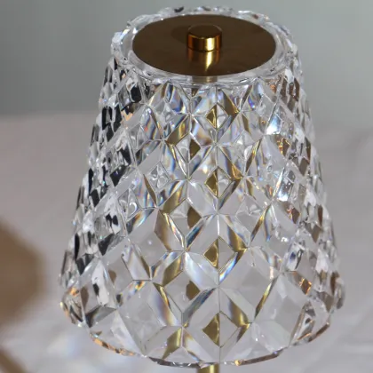 Crystal retro table lamps