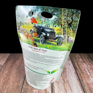 Clear Window Stand Up Pouch for Food and Beverages