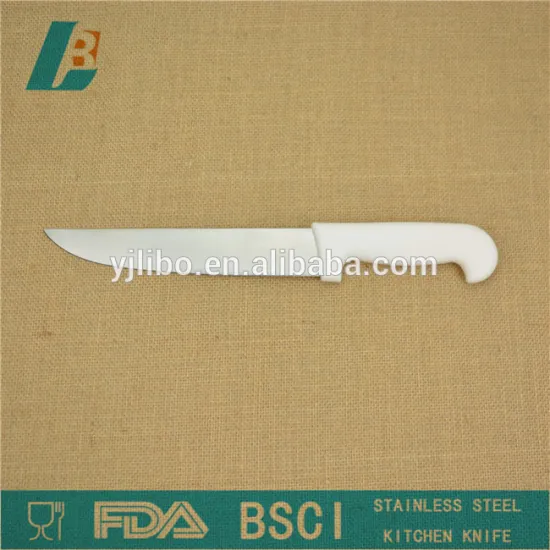 chef knife with plastic handle