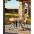 Durable Outdoor Rattan Chair with Lightweight Aluminum Frame