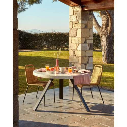 Durable Outdoor Rattan Chair with Lightweight Aluminum Frame