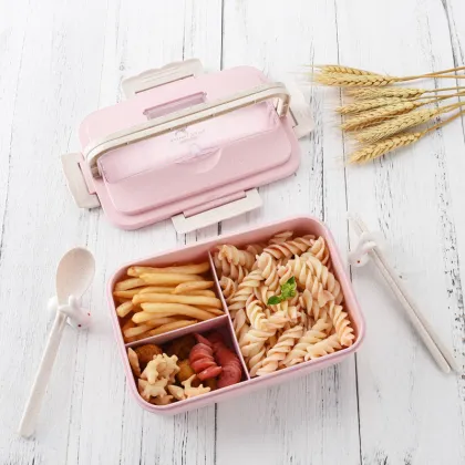 Explosion Biodegradable Lunch Box Wheat Straw Lunch Box